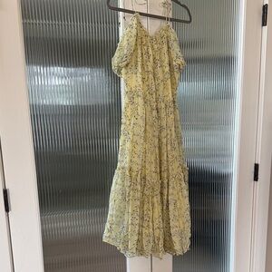 Ulla Johnson Yellow Floral Dress